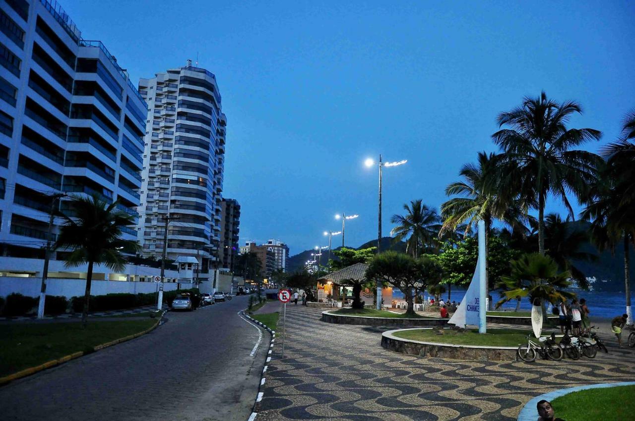 Ap na Avenida da Praia Caraguatatuba Exterior foto